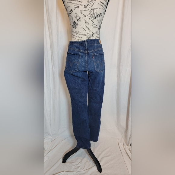 Levis 505 Womens Straight Leg Jeans - Picture 3 of 7